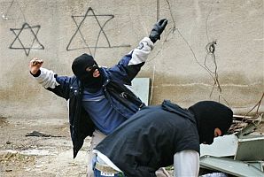 Stone Throwing in Hebron
