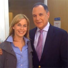 Leah Stern with Former UN Ambassador Dan Gillerman