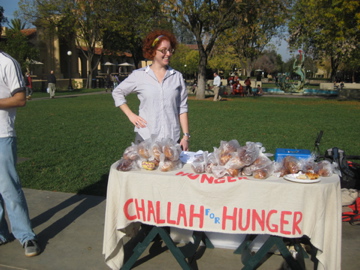 Eli visiting Challah for Hunger at Stanford