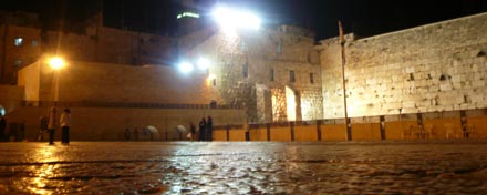 The Kotel at Night