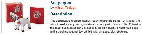 Perfect Jew Gift? Scapegoat!